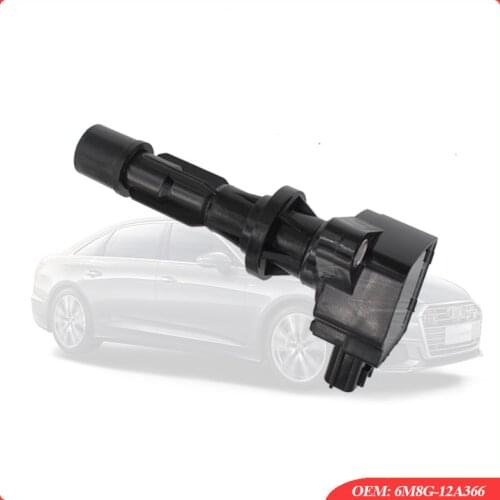 Free Shipping Ignition Coil 6M8G-12A366 For Mazda 3 6 MX5 CX7 Tribute For Ford Escape 2006-2013 High Quality Ignition Coil Parts