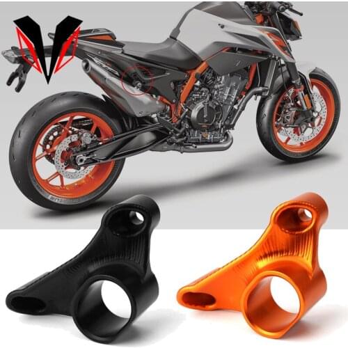 For KTM 890 Duke R 2020 DUKE 790 2018-2020 For KTM Duke 890R 2021 Exhaust Pipe Bracket Mount Holder Hanger Fixed Ring Orange