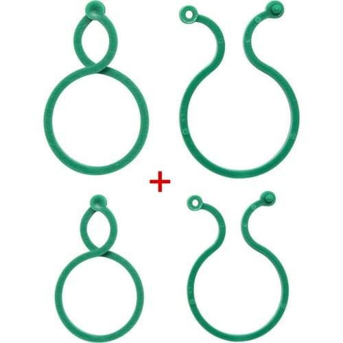 Home Plant Clips 150pcs Eight-shaped Buckle Garden Greenhouse For Securing Plants PE Outdoor Vegetable Holder