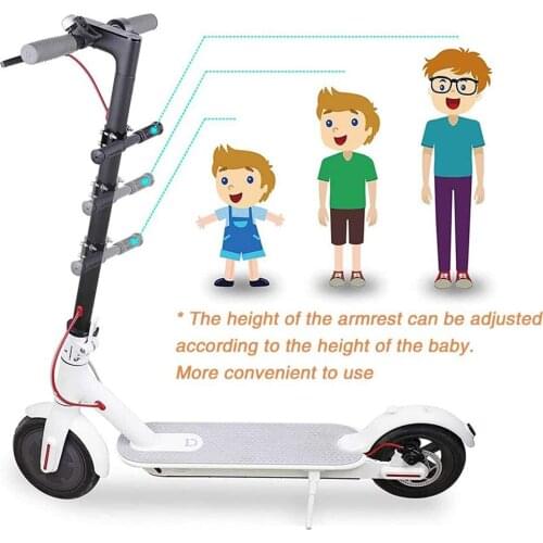 Electric Skate Board Safe Non-Slip Adjustable Scooter Kids Handle Child Handrail Armrest Grip Bar For Xiaomi M365 Pro Scooter
