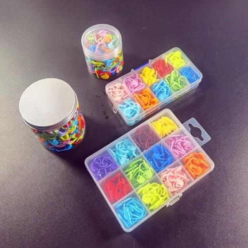 Hand Woven Yarn Marking ring Portable Sewing Knitting Accessories Sweater Marking Buckle Plastic Colorful DIY Hook Sewing Tool