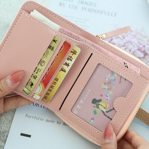 Fashion Womens Wallet Short Coin Purse Wallets For Woman ID Card Holder Small Ladies Wallet Hasp Mini Clutch yellow wallet
