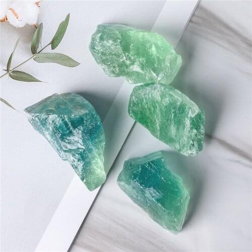 1 Box Natural Green Fluorite Big Size Raw Minerals Stones Specimen Crystal healing Collection Gemstones Home Decor
