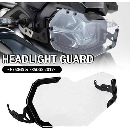 New Motorcycle Headlight Protector For BMW F750GS F850GS 2017 2018 2019 2020 2021 Head Light Guard Lens Cover F 750 GS F 850 GS