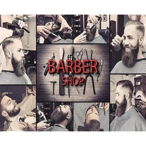 Beibehang Wallpaper mural 3D modern hair fashion style background wall murals decoration painting hair salon mural 3d wallpaper