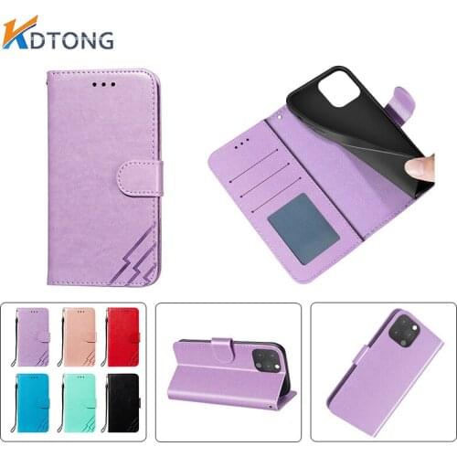 Solid Color Embossed Leather Case For iPhone 13 12 Mini 11 XS Pro Max X XR 8 7 Plus SE 2020 Cute With Card Pocket Phone Cases