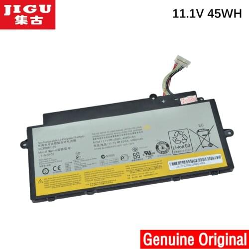 JIGU 11.1V 45WH 3ICO8/60/70 L11L6P01 L11M3P02 Original Tablet Battery For LENOVO For IdeaPad U510 MBM62GE
