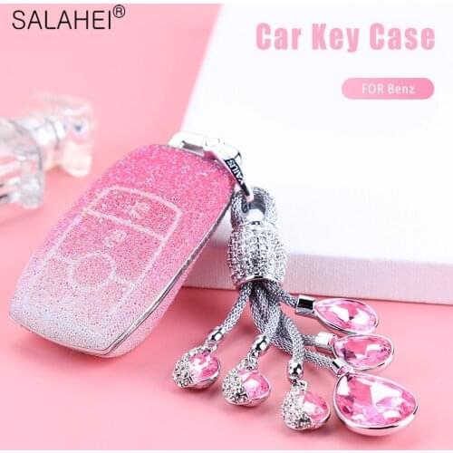 Plastic Car Key Case Cover For Mercedes Benz 2017 A C E S Class W213 W205 W177 E200 E260 E300 E320 2018 S Class Auto Accessories