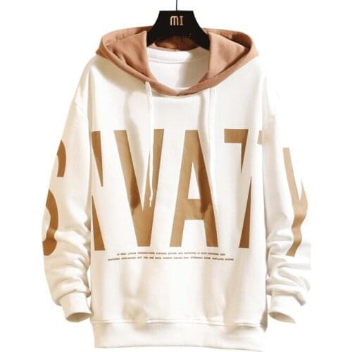 Zuolunouba 2020 Autumn Hot New Casual Men Hoodie Loose Letter Printed Long-sleeved Woman Pullover Street Trend Boys Sweatshirt