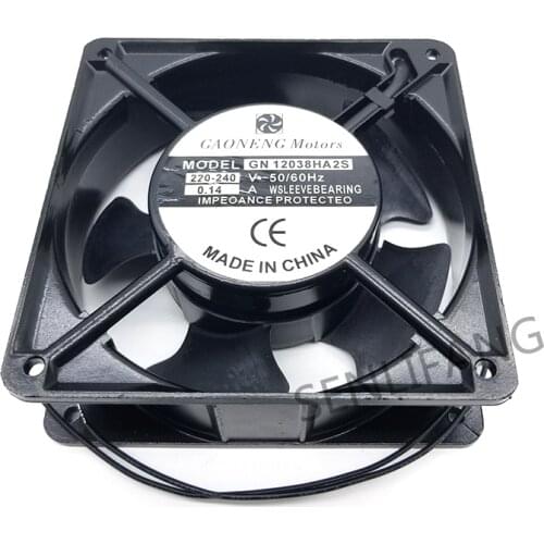 Original for GAONENG Motors GN12038HA2S 220V-240V 50/60Hz 0.14A 12038 cooling fan