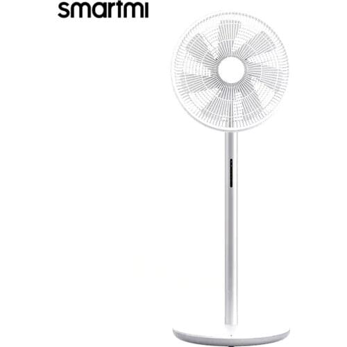 SMARTMI Standing Fan 3 Wireless DC Frequency Noise Reduction Conversion Fan 120 Degree Wide Air Supply Ultra-Quiet Cooling Fan