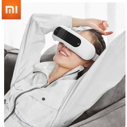 Xiaomi LF Wireless Smart Eye Mask Eye Massager Hot Compress Heated Simulation Massage Fatigue Relieve Therapy Glasses With Music