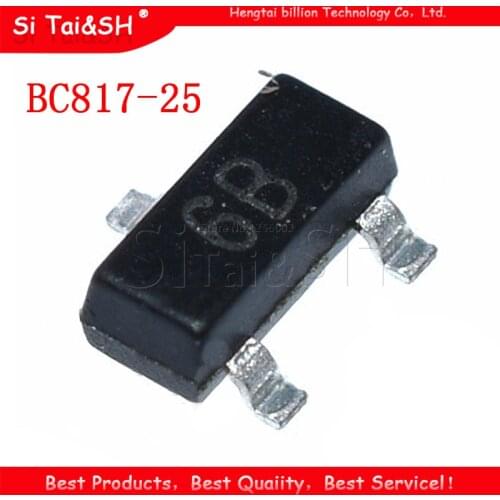 100PCS BC817-25 SOT23 817-25 SOT SMD 6B new transistor