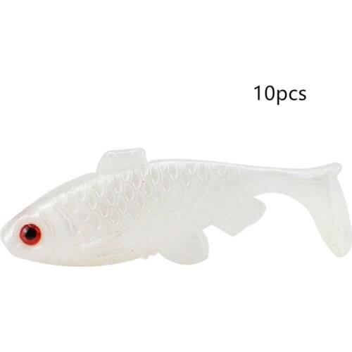 2021 10pcs/Lot Fishing Lures Wobblers Carp Fishing Soft Silicone Artificial Baits Fishing goods Lures for fishing