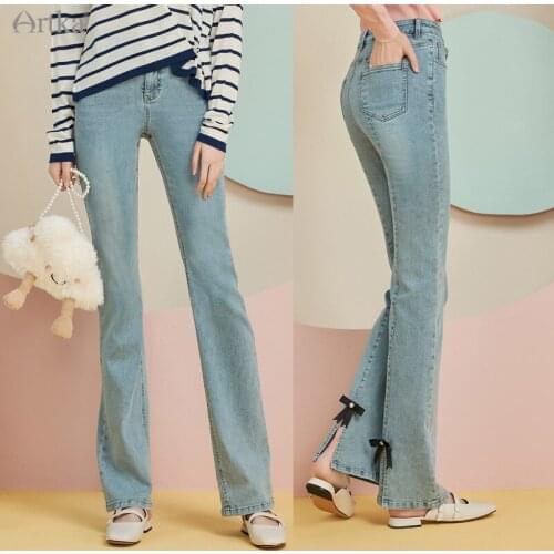 Женские джинсы клеш Artka China At AliExpress