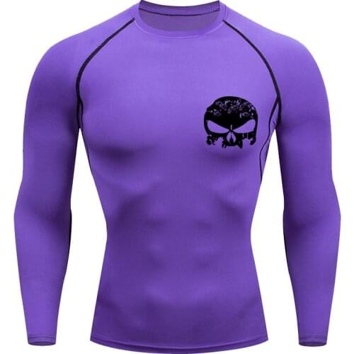 Quick Dry Mens Running Compression T Shirt Fitness Tops Breathable Gym Jogging Training Male Golf Sweatshirt Outdoor Workout MMA