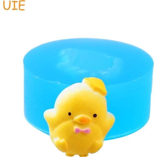 DYL020U Piyo Chicken Mold Flexible Mold Silicone Mold 19mm - Cell Phone Deco Wedding Cake Bakery Mould, Food Safe