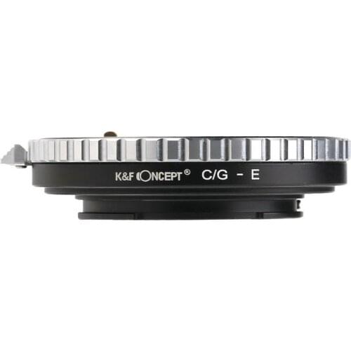 K&F Concept Lens Mount Adapter Contax G Lens to E-Mount Camera NEX A7R2 A7R3 A7M3 A7M2 A9 a5000 a6000 a6500 a6300 a6400