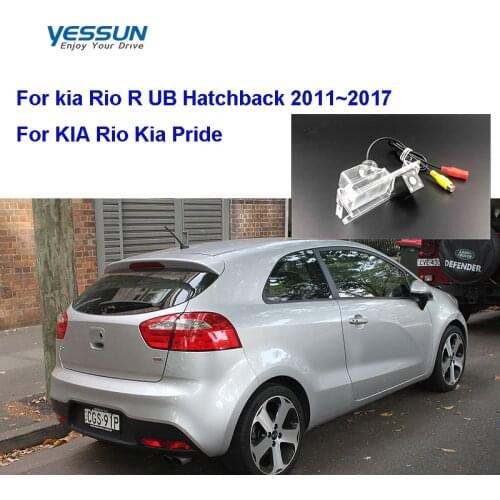 Yessun rear view camera For KIA Rio Pride Rio R UB Hatchback 2011~2017 HD rear camera/back camera/license plate camera