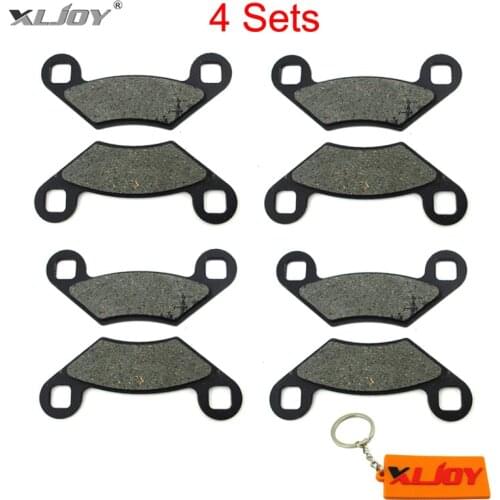 4sets Front & Rear Brake Pads For Polaris 550 850 Sportsman Touring XP EPS 850 1000 Forest & Scrambler 2010 2011 2012 2013