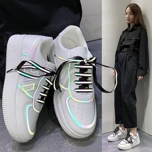 Casual shoes female students sports new thick-soled shoes versatile personality white shoes comfortable and durable trend hot
