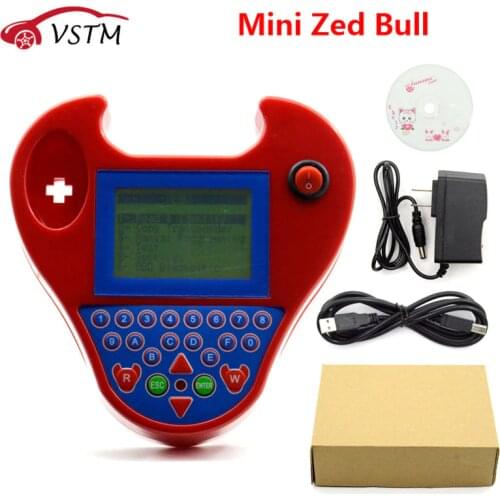 Best Newest Version V508 MINI Zed Bull Key Programming Immobilizer Fast Speed Super MINI Zed-Bull ZedBull Copy Chips 2 Colors