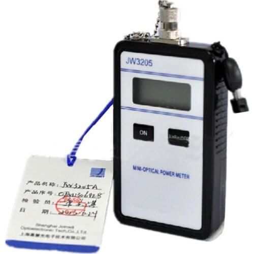 JW3205 A/B/C/D Mini Fiber Tester Optical Power Meter CATV Engineering Communication Sensing Research