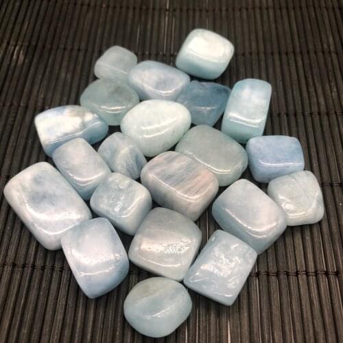 Natural aquamarine Crystal The square Mineral Quartz For Home Decoration Stone Magic Repair Healing Specimen