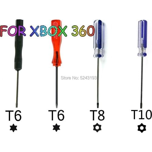 200PCS Screwdriver T6 T8 T10 Torx Security Screwdriver Tamper Proof Screwdriver Torx Driver for XBOX 360 ONE Wireless Controller