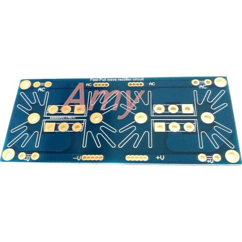 Power rectifier board, Schottky rectifier PCB board fast low resistance, class a power amplifier suitable