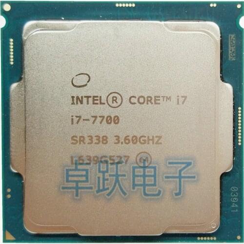 Intel Core 7 series Processor I7 7700 I7-7700 CPU LGA 1151 14 nanometers Quad-Core cpu