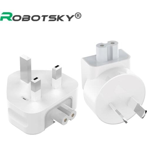 Wall AC Detachable Electrical UK AU Plug Duck Head Power Adapter for Apple iPad iPhone USB Charger MacBook