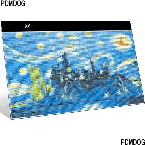 New 5D DIY diamond painting tool bag, A4 lamp pad, light board and diamond painting accessories handbag, multi-function handbags