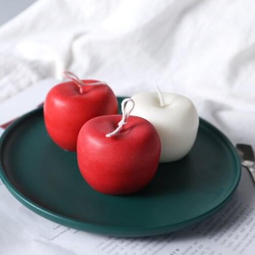 3d Apple Silicone Candle Mold Diy Handmade Candle Making Mould 3d Resin Cake Bakeware Chocolate Soap Mold Art Decor