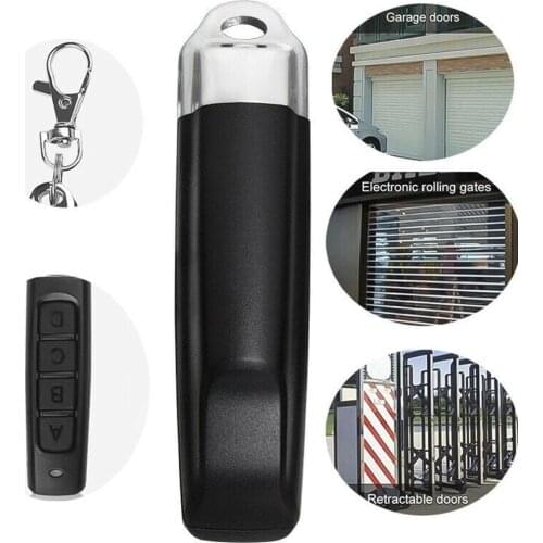 433MHZ Remote Control Garage Gate Door Opener Remote Control Duplicator Clone Cloning Code Car Key 4 Buttons Universal