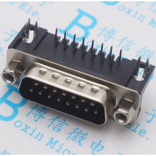 5Pcs/Lot Horizontal Dr15 Male Head Plate Db15 Male 15 Double Needle Plate Serial Plug