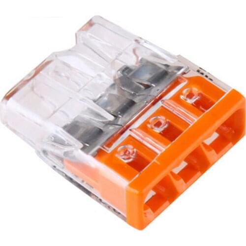 50pcs 2273-203 Original connector, led connector, COMPACT Splicing Connectors; 3 CON; 100% Original