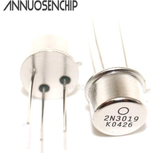 Free Shipping 10PCS 2N3019 NPN 80V 1A 3-Pin TO-39 NEW ORIGINAL