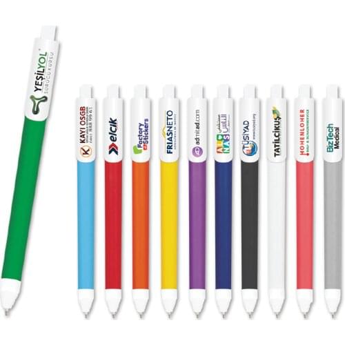 100 Pcs. Corporate Logo Printed Plastic Pen 0544-80. You can print any logo you want on the product
