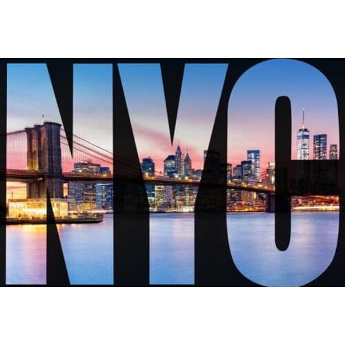 Brooklyn Bridge Canvas Fabric Cloth Poster Wall Art Living room Home Decor Canvas Print poster