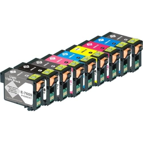 INK WAY 2 sets of (18 ink cartridges) Non-OEM ink cartridge for Epson T760 for SureColor P600 Printer,2 sets 1 lot