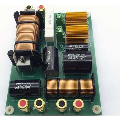 800W Tweeter Woofer Speaker 2 Way Crossover 2500Hz PA-280 Treble Bass Divider For 15 inch Professional Stage Speaker 1PC