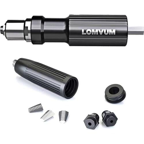 Electric rivet gun riveting adapter plug-in cordless electric drill aluminum rivet nut rivet insert nail power tool