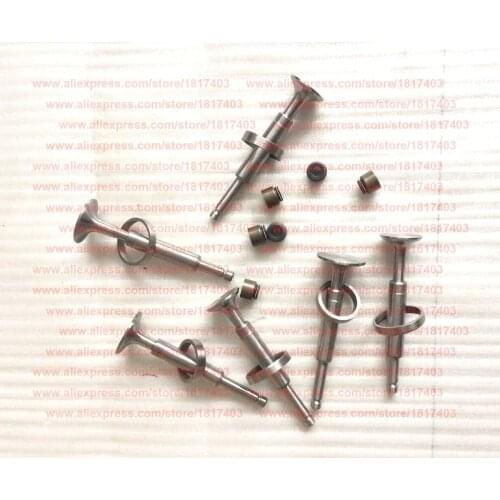 LL480B-03019 Valve seal+KM485QB-03012 Valve guide+LL480B-03104/3 valve seat+LL480B-03005/4 Exhaut/Intake valves,Laidong KM385BT