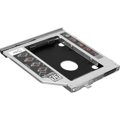 SATA 3.0 9.5mm 2nd HDD Caddy for 2.5 '' SSD Hard Drive Case Enclosure For Laptop HP2560p 2570pDVD-ROM CD ROM OptiBay