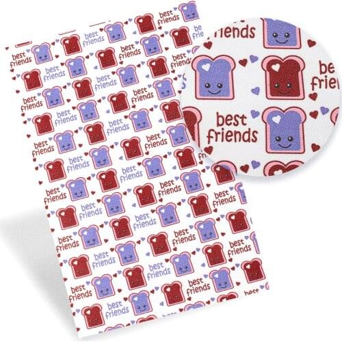 IBOWS Faux Synthetic Leather Sheet Coke Castle Pattern Printed Leather Fabric For DIY Craft Bag Belt Dress Handmade 22*30cm/pc