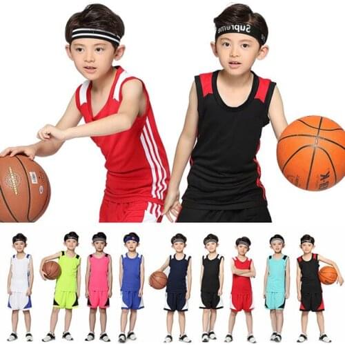 Youth basketball uniform suit boys summer pupils jerseys uniforms custom kindergarten girls training suits