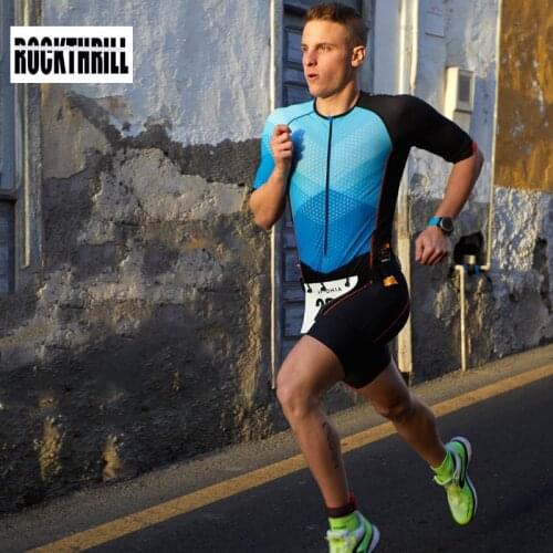 Triathlon jumpsuit swimming men cycling running fast drying close-fitting comfortable triathlon male cycling kit clothing