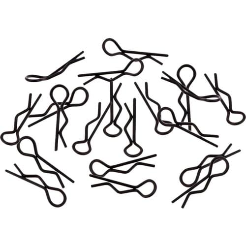 20pcs/pack RC Car Body Clips R Pins Set for 1/10 1:12 1:16 RC Car Accs