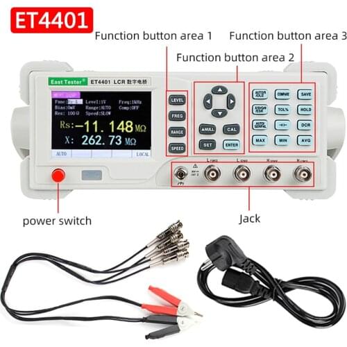 ET4401 ET4410 ET4402 Desktop LCR Digital Bridge Capacitance Resistance Impedance Capacitance Inductance Measure Instrument
